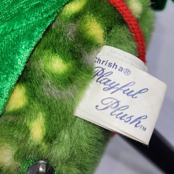 Dragon 39" Stick Ride-On Pole Electronic Sound 1988 Vintage Crisha Playful Plush - Picture 4 of 4